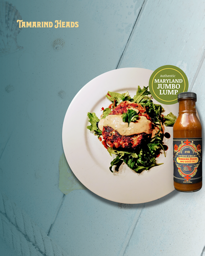MARYLAND JUMBO LUMP CRAB CAKES WITH TAMARIND HEADS REMOULADE