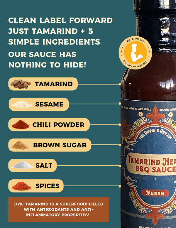 Tamarind Heads BBQ Sauce Holiday 2-Pack