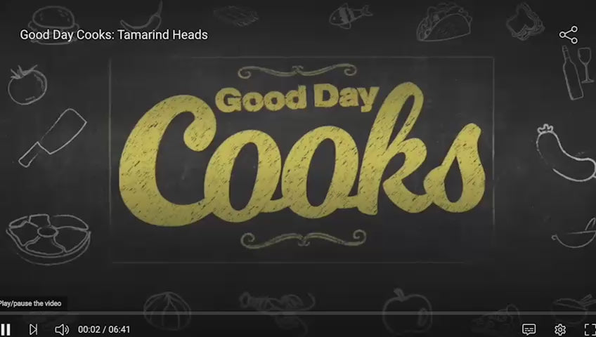 Load video: Tamarind Heads cooking show on Fox Good Day Cooks morning segment in Austin, TX highlighting Thanksgiving and Christmas recipes